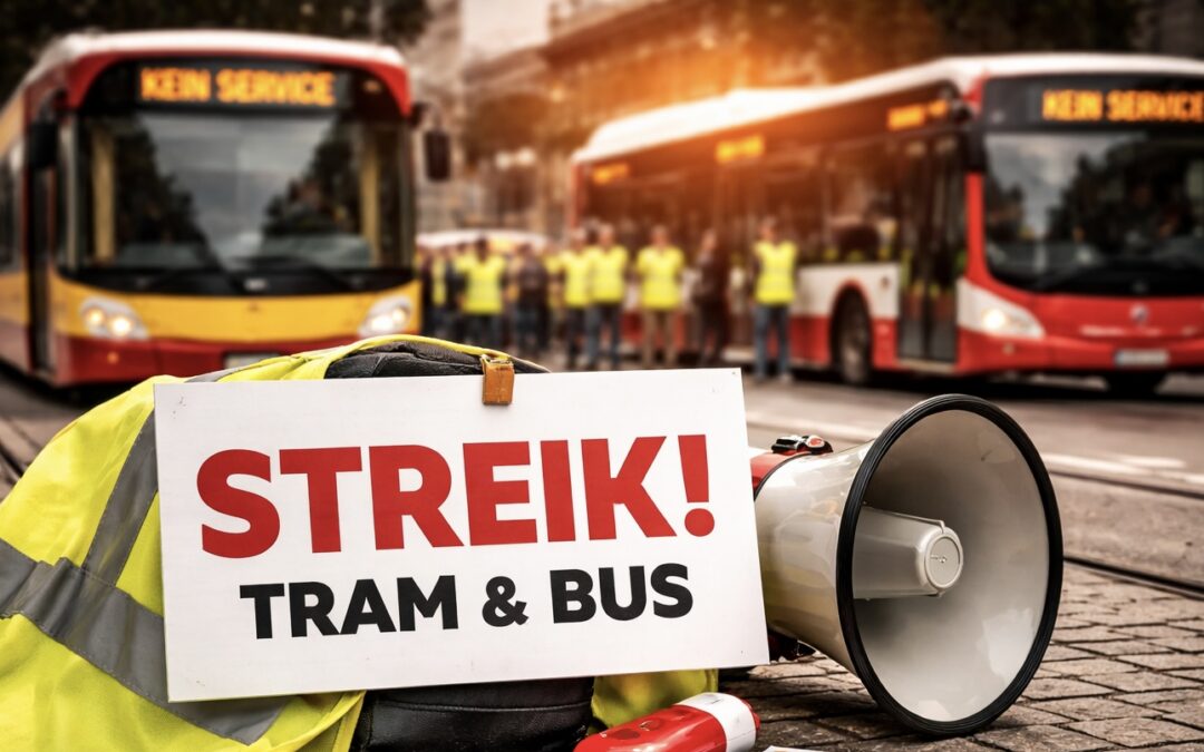 Warnstreik im ÖPNV vom 19.03. (00.00h) bis 23.03. (02.30h)